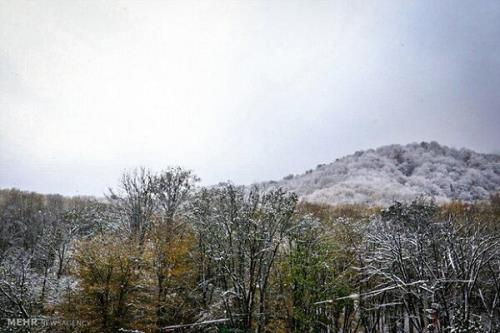 بارش برف بهاری در 8 روستای اشکورات رودسر