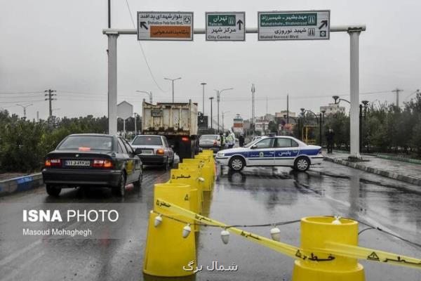 جریمه بیش از ۶۰۰۰ خودرو به سبب نقض محدودیت های كرونائی