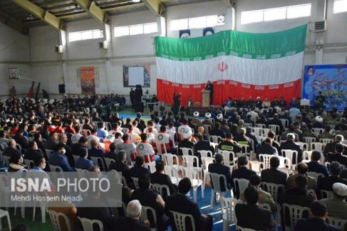 نمایش شکوه اقتدار و وحدت بسیجیان شیعه و سنی در آستارا به علاوه تصاویر