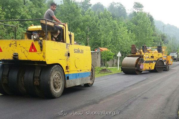 اجرای روکش حفاظتی در ۸۲ کیلومتر از راه های گیلان