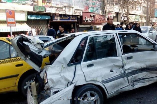 ۱۰۹ نفر در تصادفات درون شهری گیلان جان باختند