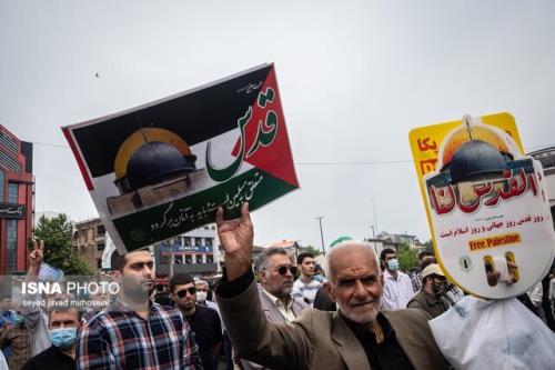 مراسم راهپیمایی روز جهانی قدس در ۷۰ نقطه گیلان