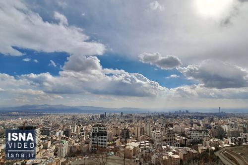 ویدیو، هوای پاک بر فراز آسمان پایتخت