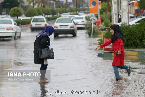 بارش ۱۰۰ میلی متری در گلستان و مازندران