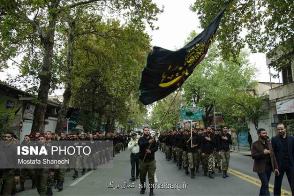 دسته روی و اجتماع نیروهای مسلح مازندران برگزار گردید