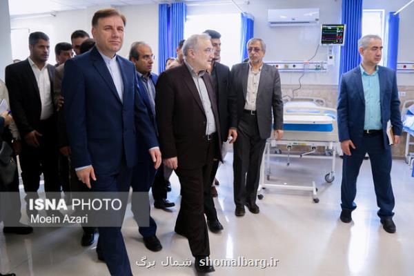 افتتاح بخش اورژانس بیمارستان رازی رشت با حضور وزیر بهداشت