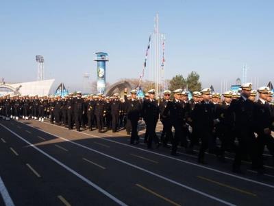 مراسم صبحگاه مشترك نیروهای نظامی و انتظامی در نوشهر برگزار گردید