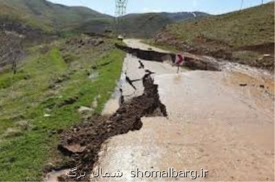 مسدود شدن جاده دسترسی به ۳ روستای سوادكوه