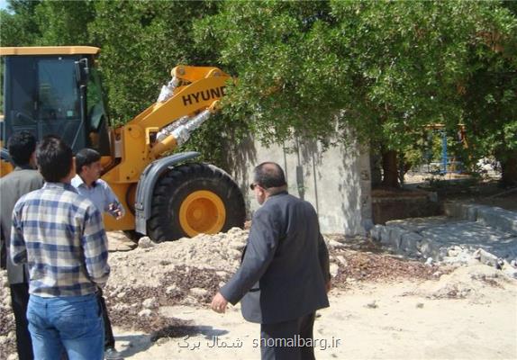 تخریب ۳۰ مورد ساخت ساز غیر مجاز در نوشهر
