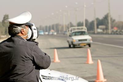 برخورد قاطع پلیس با تخلفات حادثه ساز در اجرای طرح نوروزی